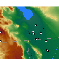 Nearby Forecast Locations - El Centro - Mapa