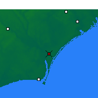 Nearby Forecast Locations - Wilmington - Mapa