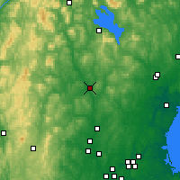 Nearby Forecast Locations - Concord - Mapa