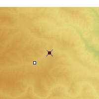 Nearby Forecast Locations - Woodward - Mapa