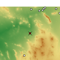 Nearby Forecast Locations - Gila Bend - Mapa