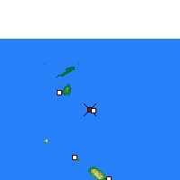 Nearby Forecast Locations - Gustavia - Mapa