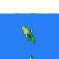 Nearby Forecast Locations - Martinica - Mapa