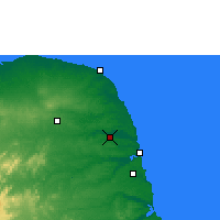 Nearby Forecast Locations - Ceará-Mirim - Mapa