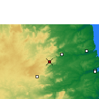 Nearby Forecast Locations - Areia - Mapa