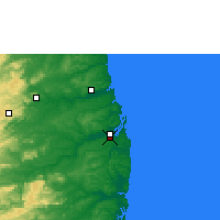 Nearby Forecast Locations - João Pessoa - Mapa