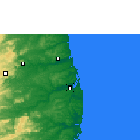 Nearby Forecast Locations - João Pessoa - Mapa