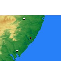 Nearby Forecast Locations - Porto De Pedras - Mapa