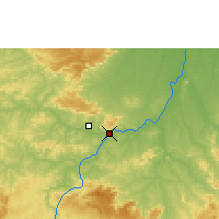 Nearby Forecast Locations - Aragarças - Mapa