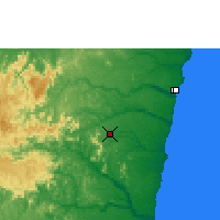 Nearby Forecast Locations - Guaratinga - Mapa