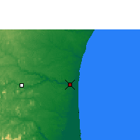 Nearby Forecast Locations - São Mateus - Mapa
