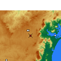 Nearby Forecast Locations - Curitiba - Mapa
