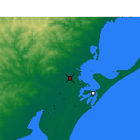 Nearby Forecast Locations - Pelotas - Mapa