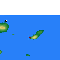 Nearby Forecast Locations - Isla de San Cristóbal - Mapa