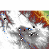 Nearby Forecast Locations - Cochabamba - Mapa