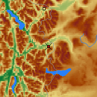 Nearby Forecast Locations - Palena - Mapa
