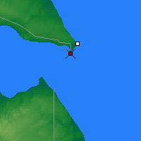 Nearby Forecast Locations - Punta Dungeness - Mapa