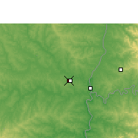 Nearby Forecast Locations - Guaraní aeropuerto - Mapa