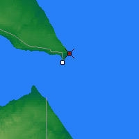 Nearby Forecast Locations - Cabo Vírgenes - Mapa