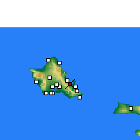 Nearby Forecast Locations - Kaneohe - Mapa