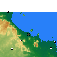 Nearby Forecast Locations - Townsville - Mapa