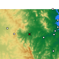 Nearby Forecast Locations - Gatton - Mapa