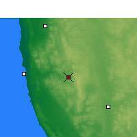 Nearby Forecast Locations - Badgingarra - Mapa