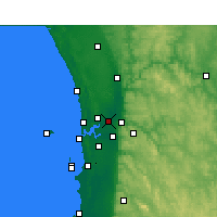 Nearby Forecast Locations - Perth - Mapa