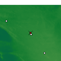 Nearby Forecast Locations - Lameroo - Mapa