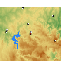 Nearby Forecast Locations - Mudgee - Mapa