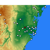 Nearby Forecast Locations - Prospect Reservoir - Mapa