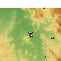 Nearby Forecast Locations - Gunnedah - Mapa