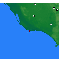 Nearby Forecast Locations - C. N'umberland - Mapa