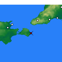 Nearby Forecast Locations - Cape Willoughby - Mapa