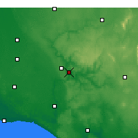 Nearby Forecast Locations - Casterton - Mapa