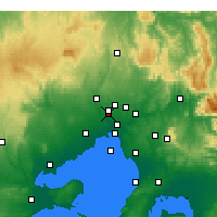 Nearby Forecast Locations - Goldstream - Mapa