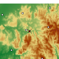 Nearby Forecast Locations - Lake Eildon - Mapa