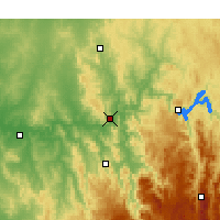 Nearby Forecast Locations - Gundagai - Mapa