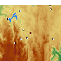 Nearby Forecast Locations - Canberra - Mapa
