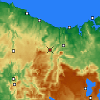 Nearby Forecast Locations - Erriba - Mapa