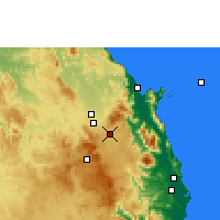 Nearby Forecast Locations - Kairi - Mapa