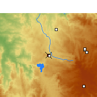 Nearby Forecast Locations - Inverell - Mapa