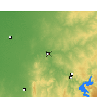 Nearby Forecast Locations - Dubbo - Mapa