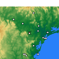 Nearby Forecast Locations - Cessnock - Mapa