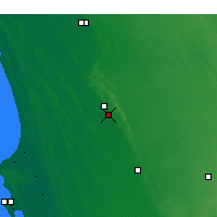 Nearby Forecast Locations - Padthaway - Mapa