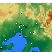 Nearby Forecast Locations - Viewbank - Mapa