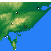 Nearby Forecast Locations - Yarram - Mapa