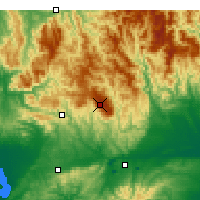 Nearby Forecast Locations - Mount Baw Baw - Mapa