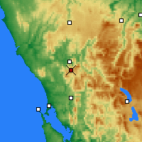 Nearby Forecast Locations - Mount Read - Mapa