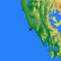 Nearby Forecast Locations - Low Rocky Point - Mapa